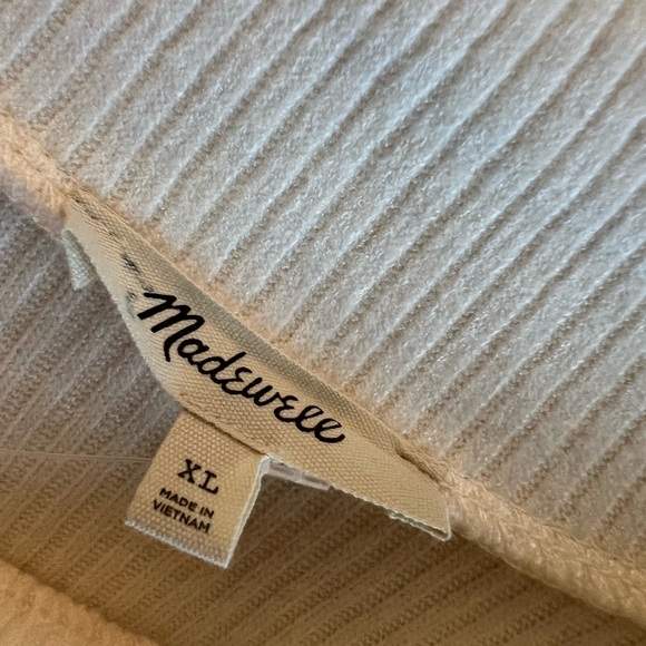 Madewell Ribbed Long Sleeve Boatneck Shirt XS NT 908 - Picture 8 of 8